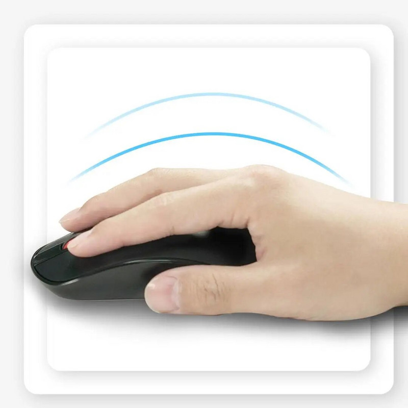 Miiiw Wireless Mute Mouse Lite ABS 800/1200/1600DPI Kelių greičių DPI Nutildymo mygtukas 2.4GHz belaidis imtuvas Tyli pelė