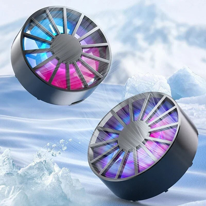 Magnetinis mobiliojo telefono oru aušinamas radiatorius, skirtas žaidimams, mažo triukšmo greito šilumos išsklaidymo aušinimo ventiliatoriaus aušintuvas, skirtas Xiaomi iPhone