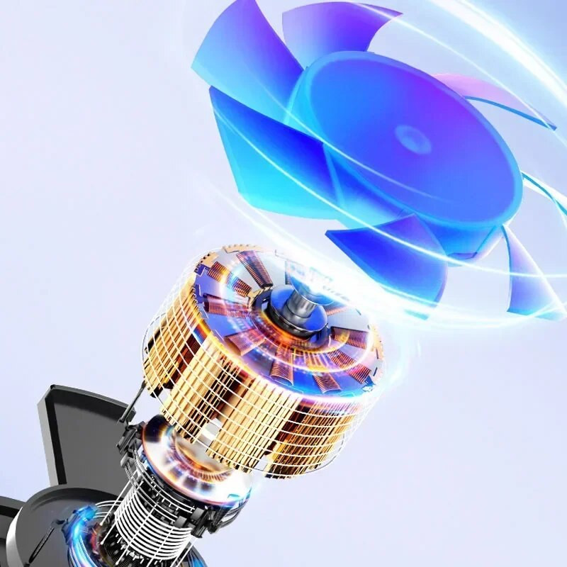 Magnetinis mobiliojo telefono oru aušinamas radiatorius, skirtas žaidimams, mažo triukšmo greito šilumos išsklaidymo aušinimo ventiliatoriaus aušintuvas, skirtas Xiaomi iPhone