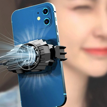 Μίνι φορητός ψύκτης κινητών τηλεφώνων Ημιαγωγός ανεμιστήρας ψύξης καλοριφέρ Αθόρυβος βραχίονας για smartphone