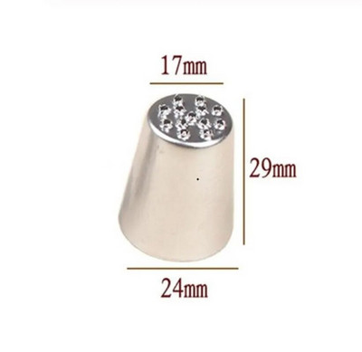 1vnt Kūrybinis žolės apledėjimo antgalis, nerūdijančio plieno pyrago dekoras.