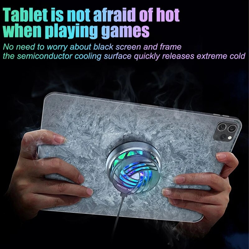 Telefono magnetinis puslaidininkinis šaldymo radiatorius ABS žaidimų aušintuvo sistema mini greito aušinimo ventiliatorius, skirtas iPhone 13 12 Samsung