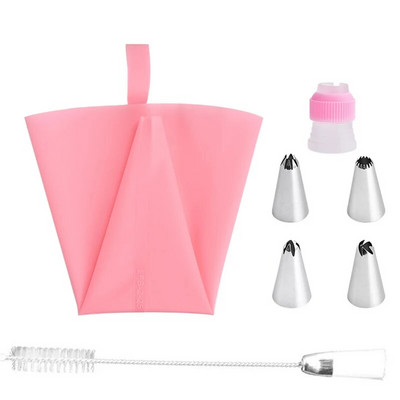 7-51 vnt. Grietinėlės purkštukų rinkinys Tortų dekoravimo įrankiai Glajus vamzdeliai Antgalis Konditeriniai maišeliai Viskas konditerijos kepimui Konditerijos įrankiai