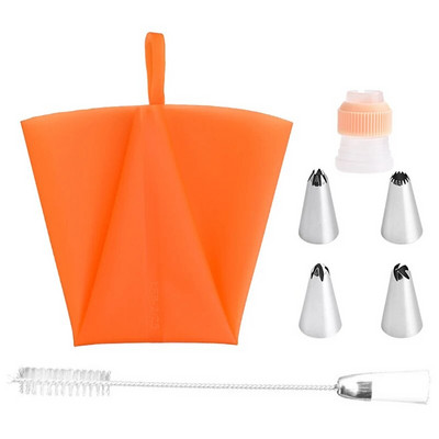 7-51 vnt. Grietinėlės purkštukų rinkinys Tortų dekoravimo įrankiai Glajus vamzdeliai Antgalis Konditeriniai maišeliai Viskas konditerijos kepimui Konditerijos įrankiai