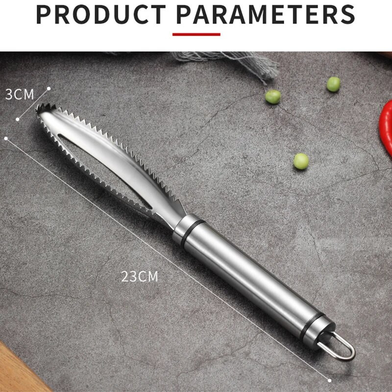 Nerūdijančios žuvies svarstyklės gramdomos trintuvės žuvies odos šepetys Greitai nuimkite grandiklį ir ištraukite kaulinį pincetą Virtuvės gaminimo įrankiai