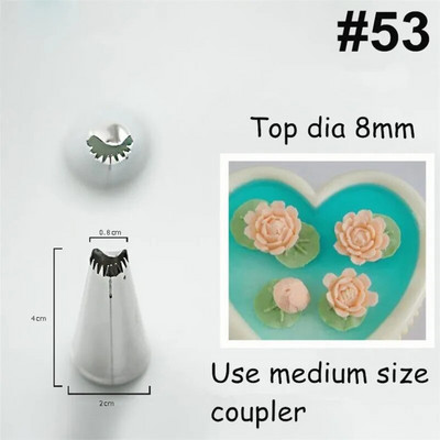 16 stílusú fém krémes fúvókák tortadíszítő eszközök rozsdamentes acél jegesedés csövek fúvóka tippek új torta fondant dekor sütési eszközök