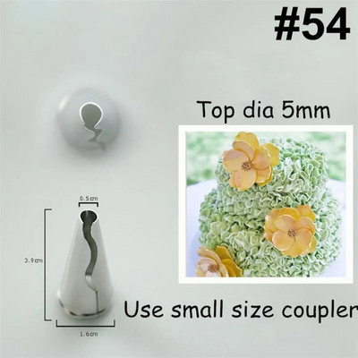 16 stílusú fém krémes fúvókák tortadíszítő eszközök rozsdamentes acél jegesedés csövek fúvóka tippek új torta fondant dekor sütési eszközök