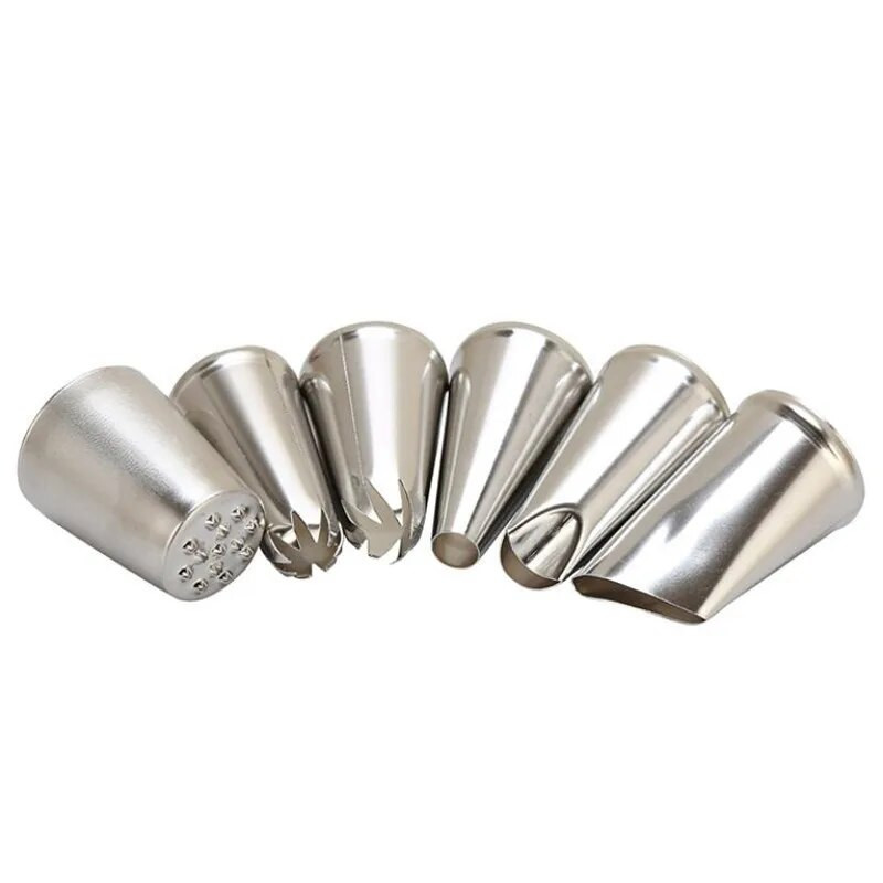 16 stílusú fém krémes fúvókák tortadíszítő eszközök rozsdamentes acél jegesedés csövek fúvóka tippek új torta fondant dekor sütési eszközök