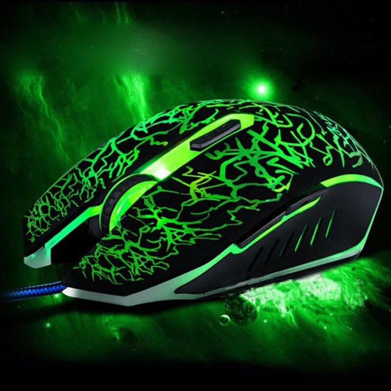 Spalvinga LED kompiuterinė žaidimų pelė Profesionali Itin tiksli Dota 2 LOL Gamer Mouse Ergonomic 2400 DPI USB laidinė pelė