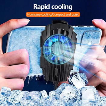 Universal Mini Mobile USB Phone Cooler Fan Radiator Phone Game Cooling Heatsink Air Cooler for iPhone Samsung Xiaomi Accessories