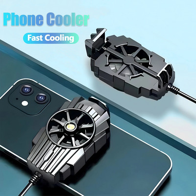 Universal Mini Mobile USB Phone Cooler Fan Radiator Phone Game Cooling Heatsink Air Cooler for iPhone Samsung Xiaomi Accessories
