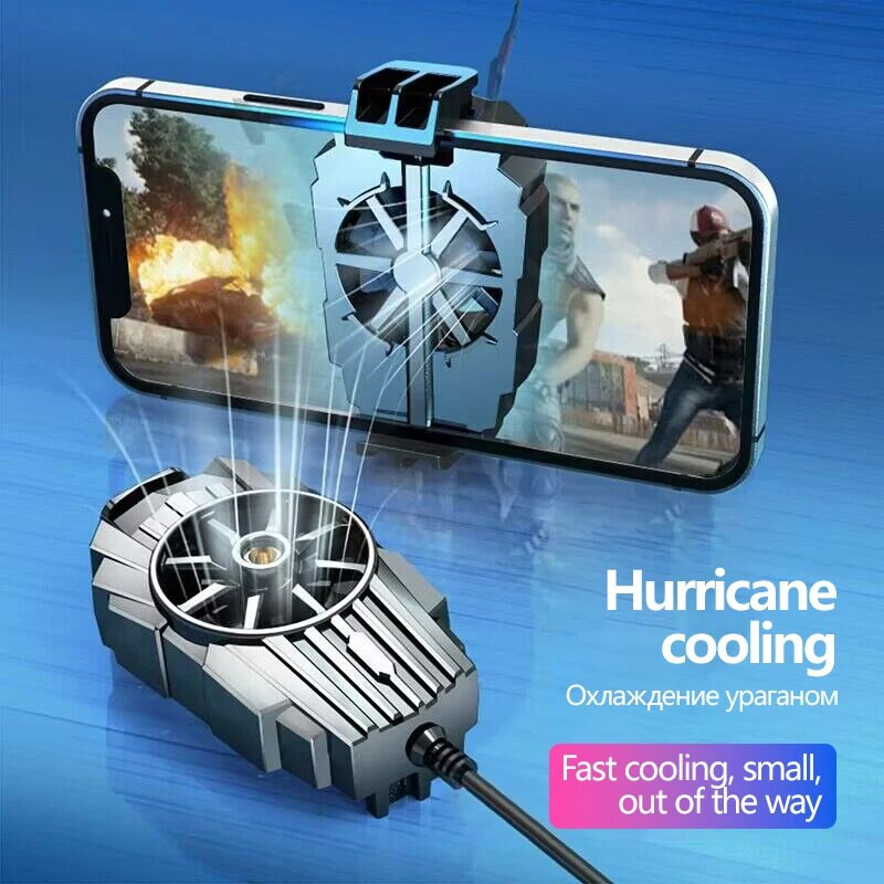 Universal Mini Mobile USB Phone Cooler Fan Radiator Phone Game Cooling Heatsink Air Cooler for iPhone Samsung Xiaomi Accessories