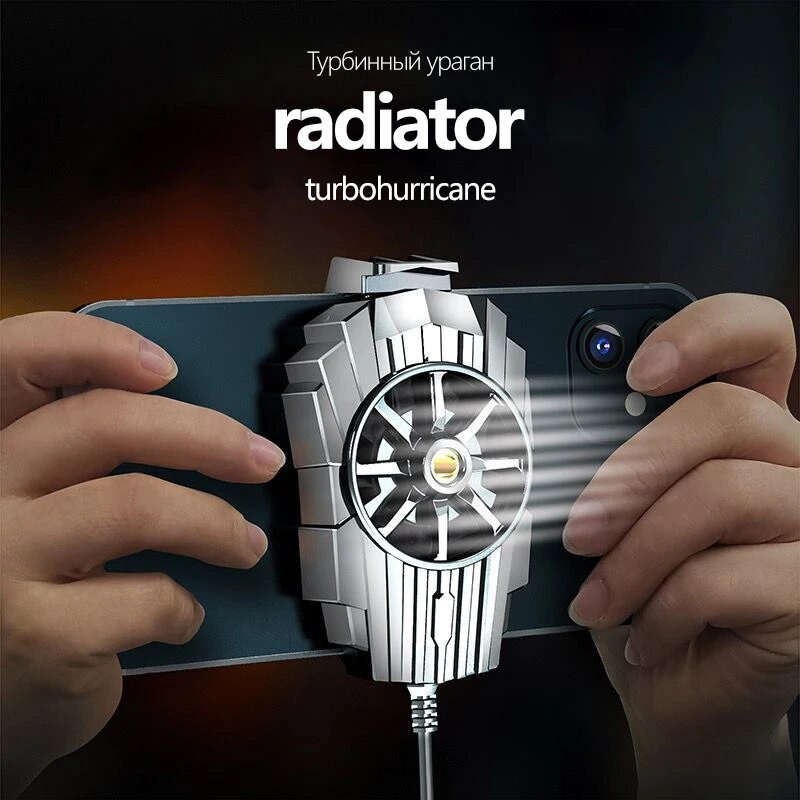 Universal Mini Mobile USB Phone Cooler Fan Radiator Phone Game Cooling Heatsink Air Cooler for iPhone Samsung Xiaomi Accessories