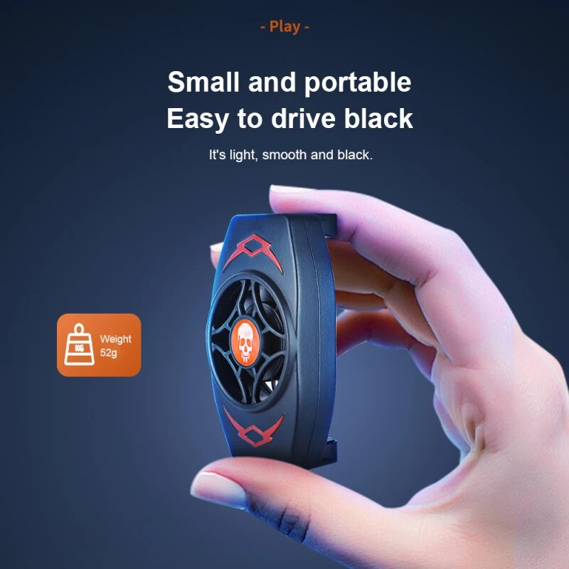 Nešiojamojo mobiliojo telefono aušintuvo ventiliatorius išsklaido šilumą, aušinimo radiatorių, telefono aušinimo telefono temperatūros išsklaidymą, skirtą mobiliesiems žaidimams