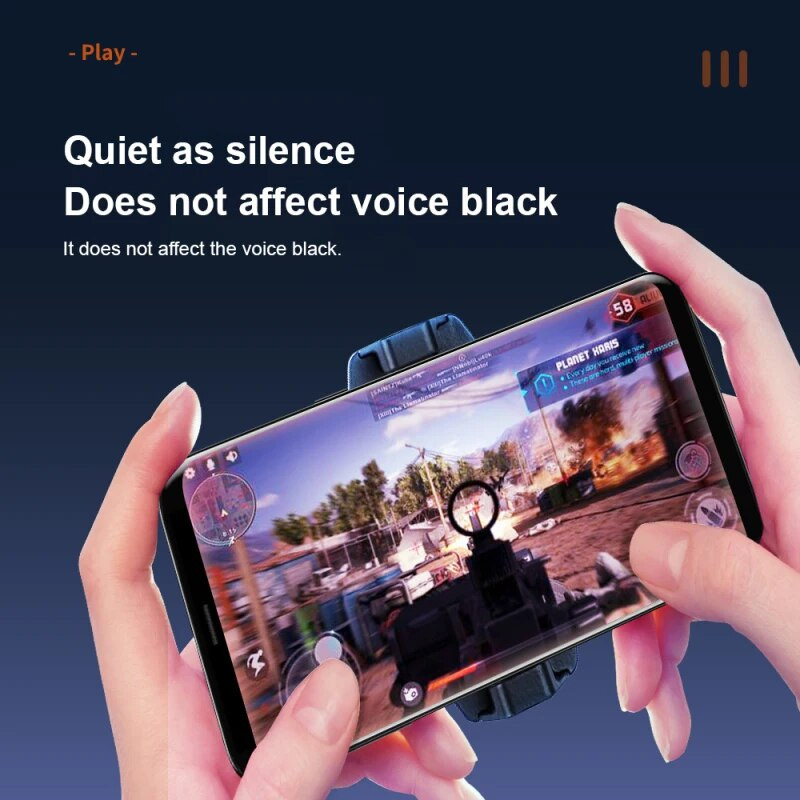 Nešiojamojo mobiliojo telefono aušintuvo ventiliatorius išsklaido šilumą, aušinimo radiatorių, telefono aušinimo telefono temperatūros išsklaidymą, skirtą mobiliesiems žaidimams