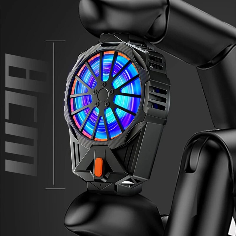 Magnetinis mobiliojo telefono radiatoriaus telefono aušintuvas, telefono aušinimo ventiliatorius su puslaidininkiniu aušinimo lustu, skirtas mobiliesiems žaidimams, paprastas naudoti