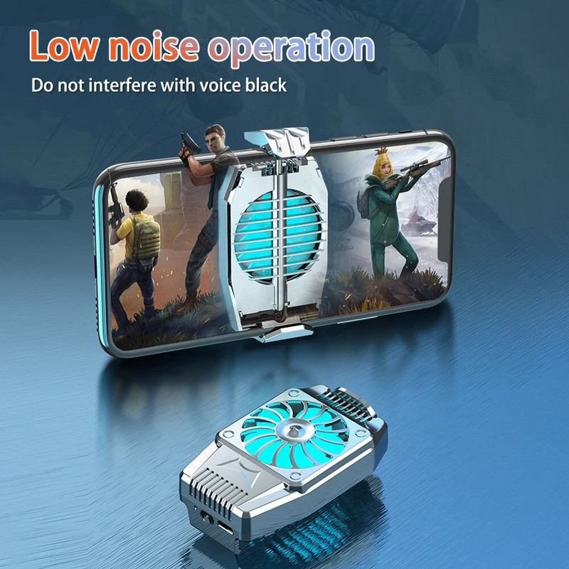 Universaalne mobiiltelefoni jahutusventilaator Radiaator Turbo Hurricane Game Cooler Mini mobiiltelefoni jahutusradiaator iPhone Xiaomi Samsung jaoks