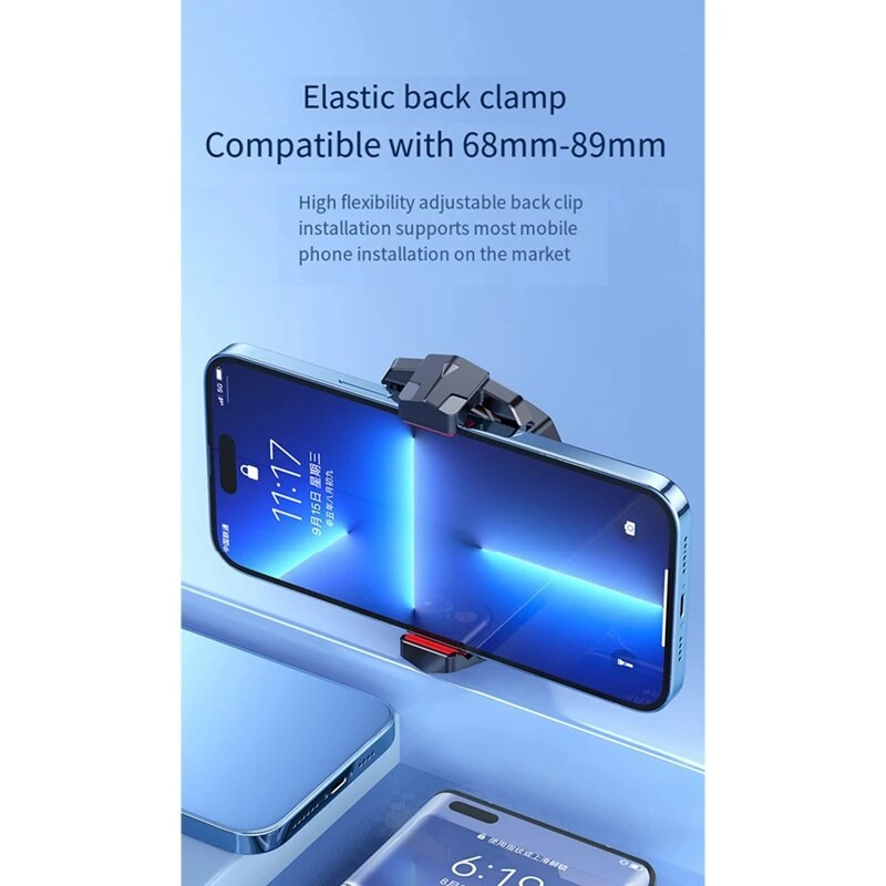 Magnetinis mobiliojo telefono radiatoriaus mobiliojo telefono aušintuvas, telefono aušinimo ventiliatorius su puslaidininkiniu aušinimo lustu, skirtas mobiliesiems žaidimams, patvarus