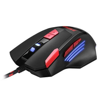 Ενσύρματο ποντίκι gaming 8D λέιζερ 7 επιπέδων Ρυθμιζόμενο ποντίκι CPI Gamer RGB Ποντίκια Silent Mause με καλώδιο οπίσθιου φωτισμού για φορητό υπολογιστή