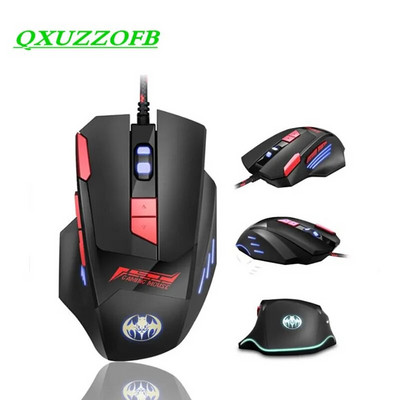 Wired Gaming Mouse 8D Laser 7Levels Adjustable CPI Mouse Gamer RGB Mice Silent Mause With Backlight Cable For PC Laptop
