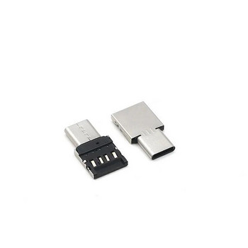 OTG Micro USB Type C адаптер USB-C мъжки към USB 2.0 женски конектор за данни за Macbook Samsung Xiaomi Huawei Android телефон