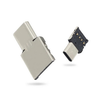 OTG Micro USB Type C Προσαρμογέας USB-C Αρσενικό σε USB 2.0 Θηλυκή σύνδεση δεδομένων για Macbook Τηλέφωνο Android Samsung Xiaomi Huawei