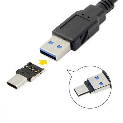 OTG Micro USB tip C adapter USB-C muški na USB 2.0 ženski podatkovni konektor za Macbook Samsung Xiaomi Huawei Android telefon