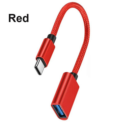 OTG tipo C kabelio adapteris USB prie C tipo adapterio jungtis, skirtas Xiaomi Samsung S20 Huawei OTG duomenų kabelio keitiklis, skirtas MacBook Pro