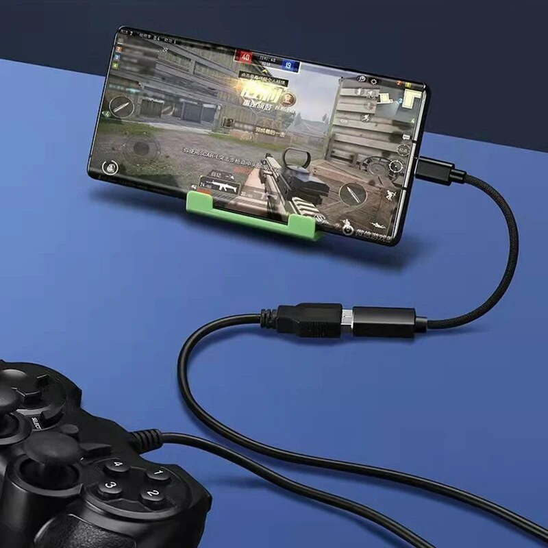 OTG tipo C kabelio adapteris USB prie C tipo adapterio jungtis, skirtas Xiaomi Samsung S20 Huawei OTG duomenų kabelio keitiklis, skirtas MacBook Pro