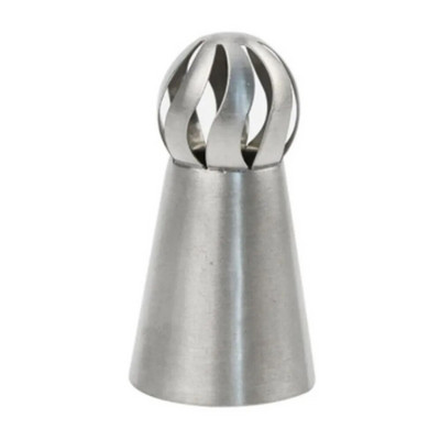 3 vnt Tortų glazūra vamzdžių antgaliai Kamuoliuko formos vamzdelių antgaliai Nėrinių formavimo tešlos pyrago dekoravimas nerūdijančio plieno virtuvės kepimo tešlos įrankiai