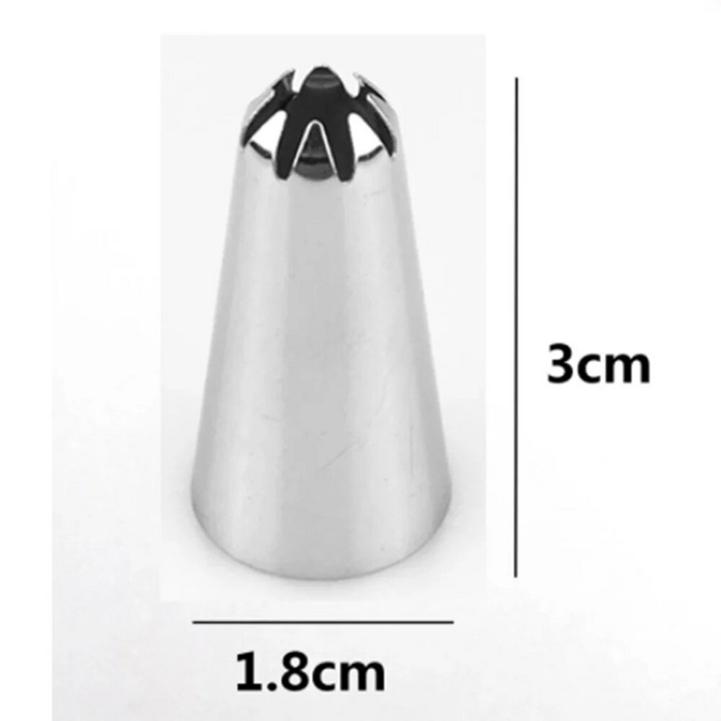 36 vnt Tortų dekoravimo įrankis Įvairių nėrinių formų tešlos kremo purkštukai Fondant konditerijos snapelis glazūra vamzdžių antgalis kepimui