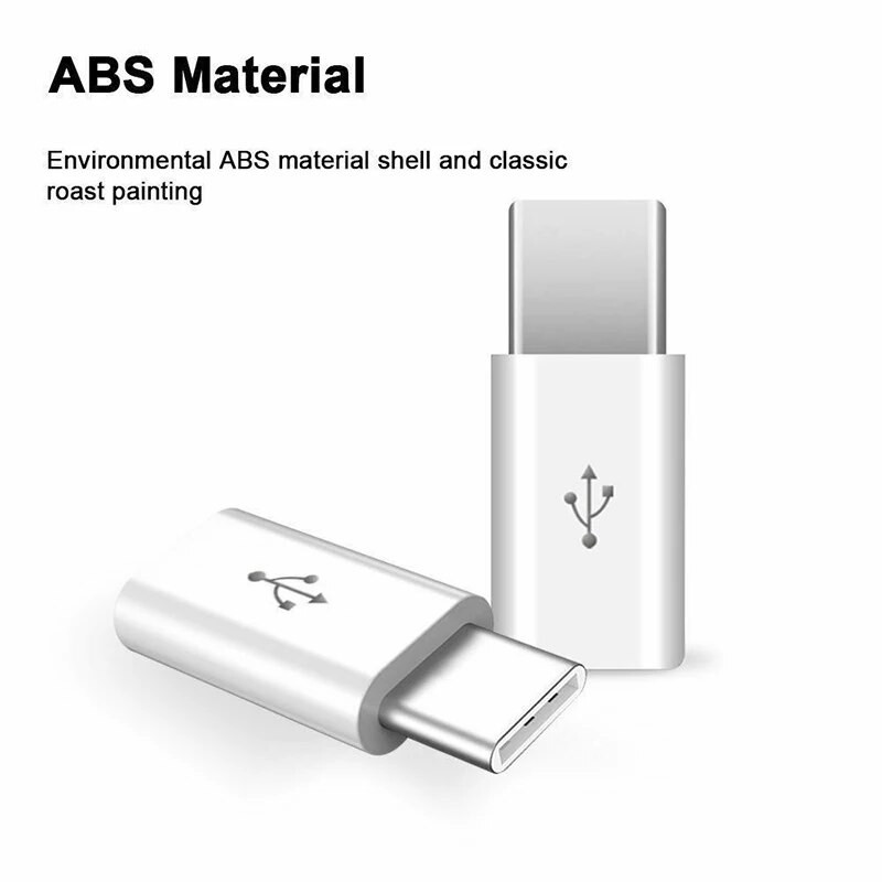 C tipo USB moteriškas ir mikro USB vyriškas adapterio jungtis, C tipo į Micro USB 2.0 įkroviklio adapteris, skirtas Samsung Xiaomi Huawei telefonui