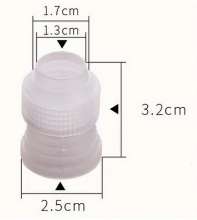 4 dydžių silikoninis glazūras vamzdynas Kremas konditerijos maišelis Daugkartinis „pasidaryk pats“ konditerijos maišelis Tortas Dekoravimas Kepimo įrankiai Virtuvės priedai