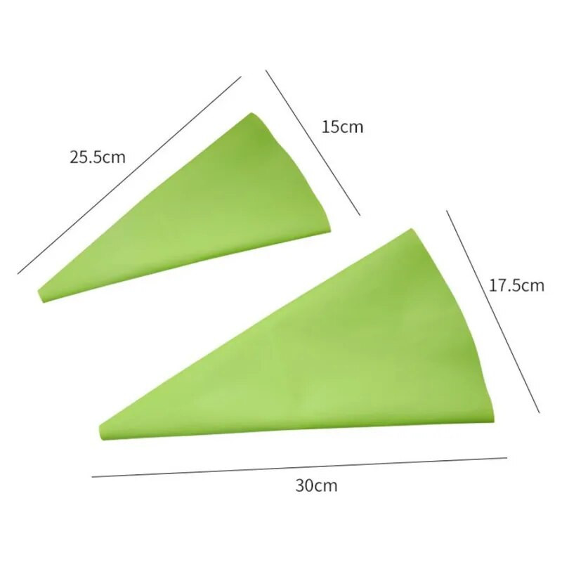 4 dydžių silikoninis glazūras vamzdynas Kremas konditerijos maišelis Daugkartinis „pasidaryk pats“ konditerijos maišelis Tortas Dekoravimas Kepimo įrankiai Virtuvės priedai