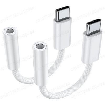 C tipo USB iki 3,5 mm moteriškos ausinių lizdo adapteris USB C prie Aux garso kabelio laidas, skirtas iPhone 15 Plus15 Pro Max iPad Pro MacBook