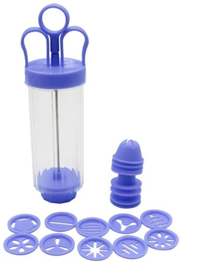 8 vnt. „Pasidaryk pats“ rankinis slapukų presavimo aparatas dekoravimo suspaudimo mašina, skirta „Churros“ prietaiso fritters kepimo įrankiui gaminti