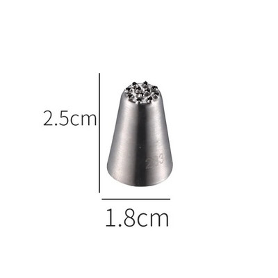 Nerūdijančio plieno pyragaičių kremas glazūra vamzdžių antgaliai Kekselių pyragaičių dekoravimo įrankiai pūslelės išspaudimas burnos virtuvės kepimo įtaisas