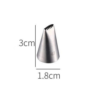 Nerūdijančio plieno pyragaičių kremas glazūra vamzdžių antgaliai Kekselių pyragaičių dekoravimo įrankiai pūslelės išspaudimas burnos virtuvės kepimo įtaisas