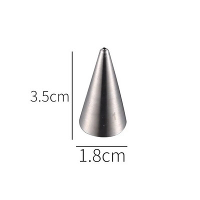 Nerūdijančio plieno pyragaičių kremas glazūra vamzdžių antgaliai Kekselių pyragaičių dekoravimo įrankiai pūslelės išspaudimas burnos virtuvės kepimo įtaisas