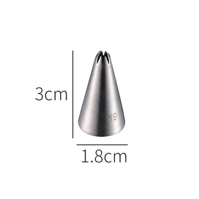 Nerūdijančio plieno pyragaičių kremas glazūra vamzdžių antgaliai Kekselių pyragaičių dekoravimo įrankiai pūslelės išspaudimas burnos virtuvės kepimo įtaisas