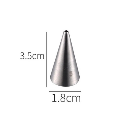 Nerūdijančio plieno pyragaičių kremas glazūra vamzdžių antgaliai Kekselių pyragaičių dekoravimo įrankiai pūslelės išspaudimas burnos virtuvės kepimo įtaisas