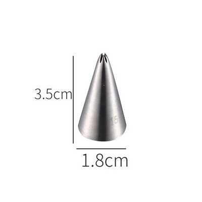 Nerūdijančio plieno pyragaičių kremas glazūra vamzdžių antgaliai Kekselių pyragaičių dekoravimo įrankiai pūslelės išspaudimas burnos virtuvės kepimo įtaisas