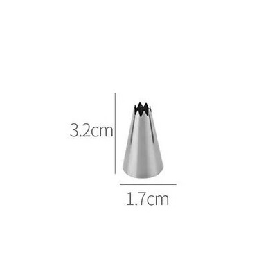 Nerūdijančio plieno pyragaičių kremas glazūra vamzdžių antgaliai Kekselių pyragaičių dekoravimo įrankiai pūslelės išspaudimas burnos virtuvės kepimo įtaisas