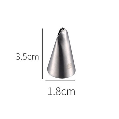 Nerūdijančio plieno pyragaičių kremas glazūra vamzdžių antgaliai Kekselių pyragaičių dekoravimo įrankiai pūslelės išspaudimas burnos virtuvės kepimo įtaisas