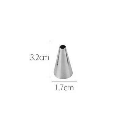 Nerūdijančio plieno pyragaičių kremas glazūra vamzdžių antgaliai Kekselių pyragaičių dekoravimo įrankiai pūslelės išspaudimas burnos virtuvės kepimo įtaisas