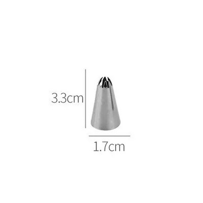 Nerūdijančio plieno pyragaičių kremas glazūra vamzdžių antgaliai Kekselių pyragaičių dekoravimo įrankiai pūslelės išspaudimas burnos virtuvės kepimo įtaisas