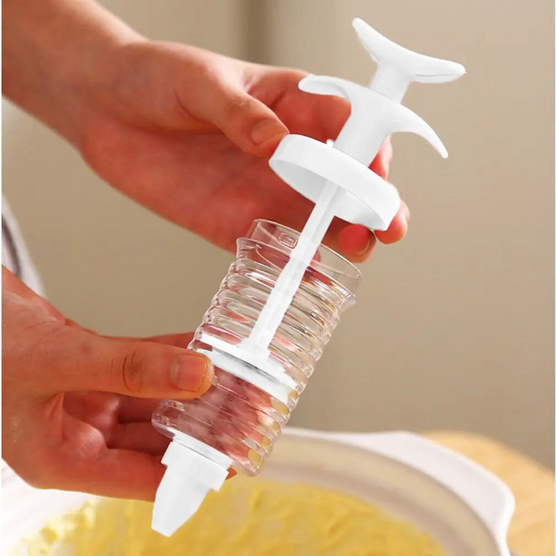 Plaktos grietinėlės dozatoriaus burnos plastikinis ekstruderio rinkinys burnos dekoravimo rinkinys gėlių reikmenų konditerijos gaminių antgalių rinkinys