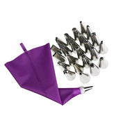 Konditeriniai maišeliai Universalūs tortų dekoravimo įrankiai nerūdijančio plieno vamzdžių rinkinys „pasidaryk pats“ virtuvės įrankis pradedantiesiems ir profesionalams