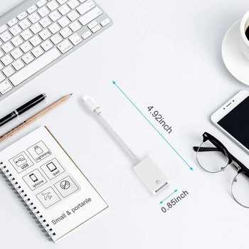 Καλώδιο προσαρμογέα USB 3.0 OTG για iPhone 14 13 12 11 Μετατροπέας καλωδίου Pro Max Xs XR 7 8 Plus για προσαρμογέας κάμερας Xiaomi Samsung Huawei