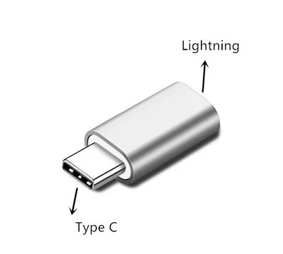 Fém a Lightning-hoz USB-C típusú jack töltőkábel Otg-adapter töltő átalakító iPhone-hoz 14 13 12 Pro Samsung S22 S21 Plus